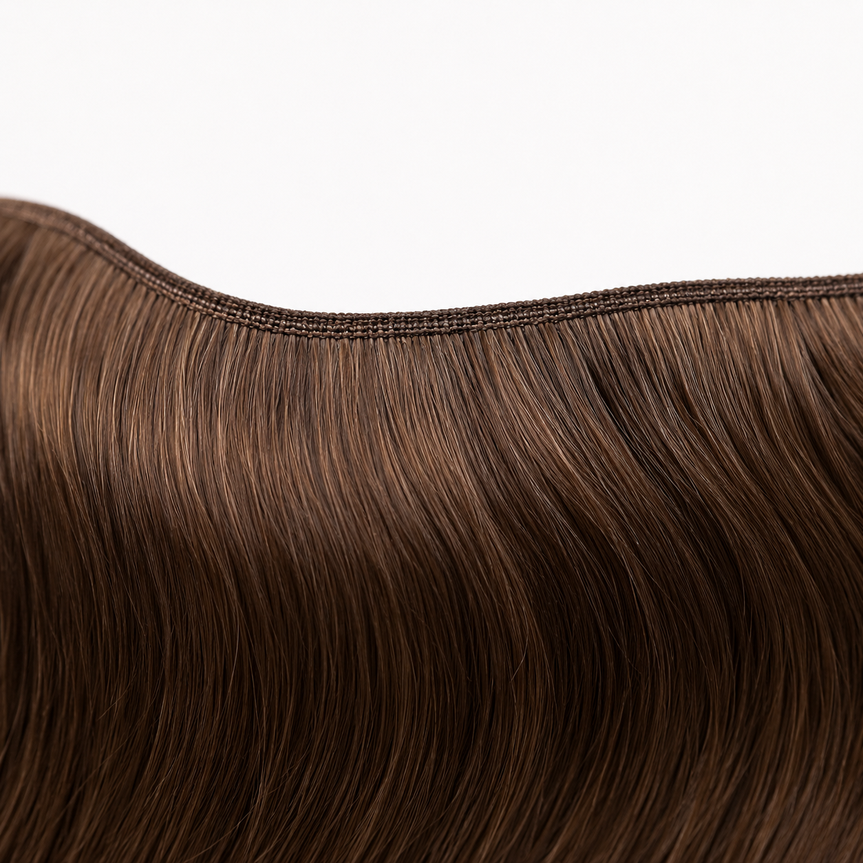 Close-up detail of an ultra-thin Genius Weft attachment